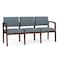 Lesro 3 Seat Tandem Seating W/ No Center Arms, 65 in W 26 in L 31.5 in H, Lenox Series LW3101 - alternate 1